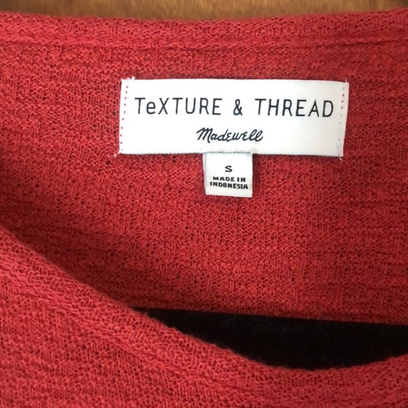 Madewell Texture & Thread long sleeved front tie gauze textured shirt - Picture 2 of 6